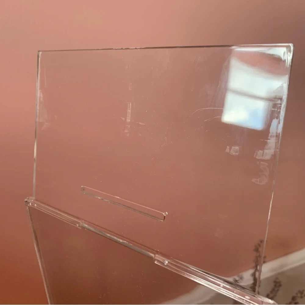 Set of 2 Clear Acrylic Frames